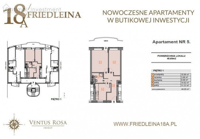 Mieszkanie Sprzedaż Kraków Krowodrza Józefa Friedleina 9