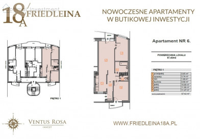 Mieszkanie Sprzedaż Kraków Kraków-Krowodrza Józefa Friedleina
